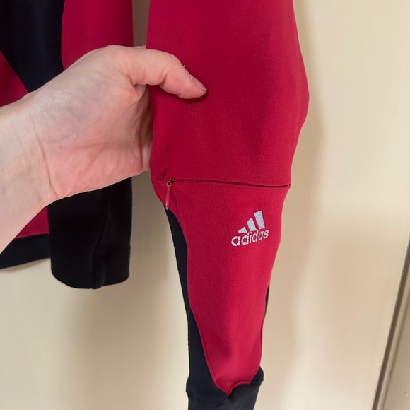 Adidas ClimaCool Zip Jacket, Red & Black, Medium - Picture 3 of 6